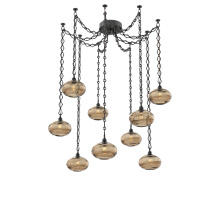 Hammerton SNB0036-09-MB-OB-CH1-E2 - Coppa Multi Light Pendant Multi Port Canopy Matte Black