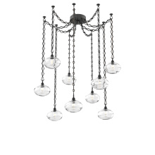 Hammerton SNB0036-09-MB-OC-CH1-E2 - Coppa Multi Light Pendant Multi Port Canopy Matte Black