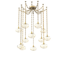 Hammerton SNB0036-12-GB-OA-CH1-E2 - Coppa Multi Light Pendant Multi Port Canopy Gilded Brass