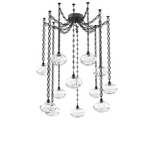 Hammerton SNB0036-12-MB-OC-CH2-E2 - Coppa Multi Light Pendant Multi Port Canopy Matte Black
