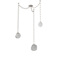 Hammerton SNB0039-03-BS-S-CH1-L1 - Gem Multi Light Pendant Multi Port Canopy Beige Silver