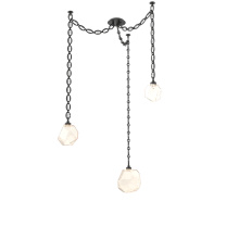 Hammerton SNB0039-03-MB-A-CH2-L3 - Gem Multi Light Pendant Multi Port Canopy Matte Black
