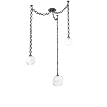Hammerton SNB0039-03-MB-C-CH2-L1 - Gem Multi Light Pendant Multi Port Canopy Matte Black