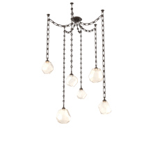 Hammerton SNB0039-06-FB-A-CH3-L3 - Gem Multi Light Pendant Multi Port Canopy Flat Bronze
