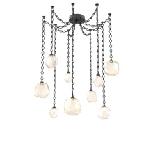 Hammerton SNB0039-09-MB-A-CH1-L3 - Gem Multi Light Pendant Multi Port Canopy Matte Black
