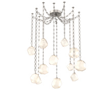 Hammerton SNB0039-12-BS-A-CH2-L3 - Gem Multi Light Pendant Multi Port Canopy Beige Silver