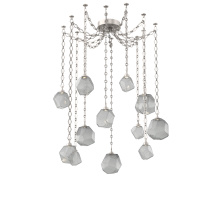 Hammerton SNB0039-12-BS-S-CH1-L3 - Gem Multi Light Pendant Multi Port Canopy Beige Silver