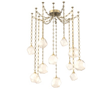 Hammerton SNB0039-12-GB-A-CH1-L1 - Gem Multi Light Pendant Multi Port Canopy Gilded Brass