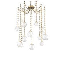 Hammerton SNB0039-12-GB-C-CH1-L1 - Gem Multi Light Pendant Multi Port Canopy Gilded Brass