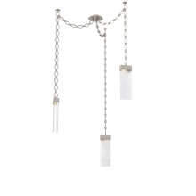 Hammerton SNB0042-03-BS-CR-CH1-L3 - Parallel Multi Light Pendant Multi Port Canopy Beige Silver