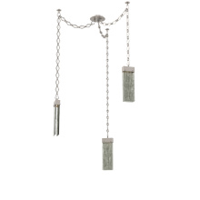 Hammerton SNB0042-03-BS-SG-CH1-L1 - Parallel Multi Light Pendant Multi Port Canopy Beige Silver