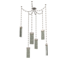 Hammerton SNB0042-06-BS-SG-CH3-L3 - Parallel Multi Light Pendant Multi Port Canopy Beige Silver