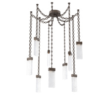 Hammerton SNB0042-09-FB-CR-CH2-L1 - Parallel Multi Light Pendant Multi Port Canopy Flat Bronze