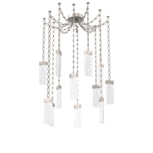 Hammerton SNB0042-12-BS-CG-CH2-L3 - Parallel Multi Light Pendant Multi Port Canopy Beige Silver
