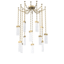 Hammerton SNB0042-12-GB-CG-CH1-L1 - Parallel Multi Light Pendant Multi Port Canopy Gilded Brass