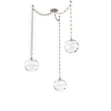 Hammerton SNB0047-03-BS-OC-CH2-E2 - Terra Multi Light Pendant Multi Port Canopy Beige Silver