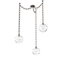 Hammerton SNB0047-03-FB-OC-CH3-E2 - Terra Multi Light Pendant Multi Port Canopy Flat Bronze