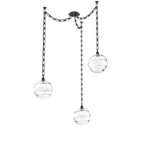 Hammerton SNB0047-03-MB-OC-CH3-E2 - Terra Multi Light Pendant Multi Port Canopy Matte Black