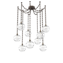 Hammerton SNB0047-09-FB-OC-CH3-E2 - Terra Multi Light Pendant Multi Port Canopy Flat Bronze