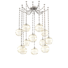 Hammerton SNB0047-12-BS-OA-CH3-E2 - Terra Multi Light Pendant Multi Port Canopy Beige Silver