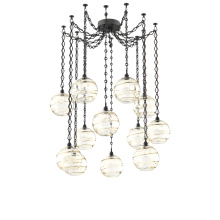 Hammerton SNB0047-12-MB-OA-CH1-E2 - Terra Multi Light Pendant Multi Port Canopy Matte Black