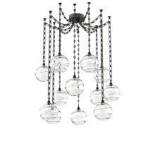 Hammerton SNB0047-12-MB-OC-CH3-E2 - Terra Multi Light Pendant Multi Port Canopy Matte Black