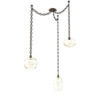 Hammerton SNB0048-03-FB-OA-CH2-E2 - Misto Multi Light Pendant Multi Port Canopy Flat Bronze