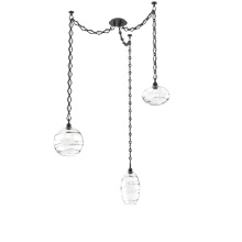 Hammerton SNB0048-03-MB-OC-CH1-E2 - Misto Multi Light Pendant Multi Port Canopy Matte Black