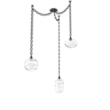 Hammerton SNB0048-03-MB-OC-CH2-E2 - Misto Multi Light Pendant Multi Port Canopy Matte Black