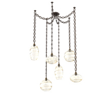 Hammerton SNB0048-06-FB-OA-CH2-E2 - Misto Multi Light Pendant Multi Port Canopy Flat Bronze
