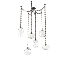 Hammerton SNB0048-06-FB-OC-CH1-E2 - Misto Multi Light Pendant Multi Port Canopy Flat Bronze