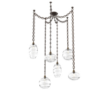 Hammerton SNB0048-06-FB-OC-CH2-E2 - Misto Multi Light Pendant Multi Port Canopy Flat Bronze