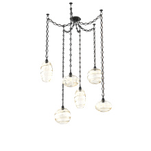 Hammerton SNB0048-06-MB-OA-CH1-E2 - Misto Round 6pc Swag Multi-Pendant Chain
