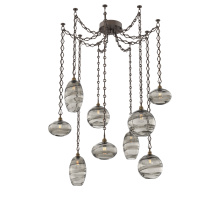 Hammerton SNB0048-09-FB-OS-CH1-E2 - Misto Multi Light Pendant Multi Port Canopy Flat Bronze