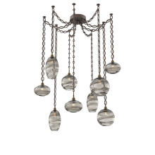Hammerton SNB0048-09-FB-OS-CH2-E2 - Misto Multi Light Pendant Multi Port Canopy Flat Bronze