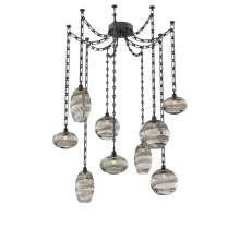 Hammerton SNB0048-09-MB-OS-CH3-E2 - Misto Multi Light Pendant Multi Port Canopy Matte Black