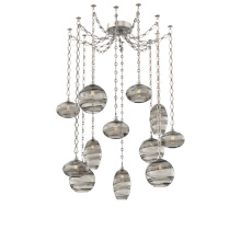 Hammerton SNB0048-12-BS-OS-CH1-E2 - Misto Round 12pc Swag Multi-Pendant Chain