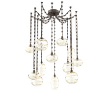 Hammerton SNB0048-12-FB-OA-CH3-E2 - Misto Multi Light Pendant Multi Port Canopy Flat Bronze