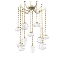 Hammerton SNB0048-12-GB-OC-CH1-E2 - Misto Multi Light Pendant Multi Port Canopy Gilded Brass