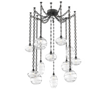 Hammerton SNB0048-12-MB-OC-CH2-E2 - Misto Multi Light Pendant Multi Port Canopy Matte Black