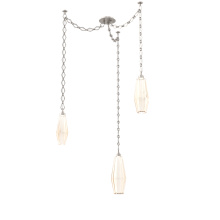 Hammerton SNB0049-03-BS-RA-CH1-L3 - Aalto Multi Light Pendant Multi Port Canopy Beige Silver