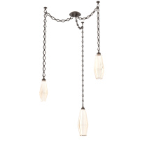 Hammerton SNB0049-03-FB-RA-CH1-L1 - Aalto Multi Light Pendant Multi Port Canopy Flat Bronze