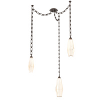 Hammerton SNB0049-03-FB-RA-CH3-L3 - Aalto Multi Light Pendant Multi Port Canopy Flat Bronze