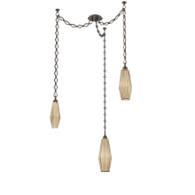 Hammerton SNB0049-03-FB-RB-CH1-L1 - Aalto Multi Light Pendant Multi Port Canopy Flat Bronze