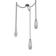 Hammerton SNB0049-03-FB-RS-CH2-L3 - Aalto Multi Light Pendant Multi Port Canopy Flat Bronze