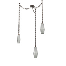 Hammerton SNB0049-03-FB-RS-CH3-L1 - Aalto Multi Light Pendant Multi Port Canopy Flat Bronze
