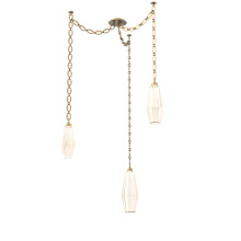 Hammerton SNB0049-03-GB-RA-CH2-L1 - Aalto Multi Light Pendant Multi Port Canopy Gilded Brass
