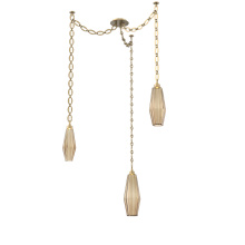 Hammerton SNB0049-03-GB-RB-CH2-L1 - Aalto Multi Light Pendant Multi Port Canopy Gilded Brass