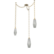 Hammerton SNB0049-03-GB-RS-CH1-L3 - Aalto Multi Light Pendant Multi Port Canopy Gilded Brass