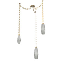 Hammerton SNB0049-03-GB-RS-CH2-L1 - Aalto Multi Light Pendant Multi Port Canopy Gilded Brass